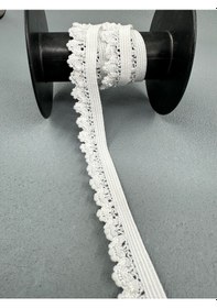 Resim Paşateks-1.5 Cm İç Çamaşır Lastiği-beyaz-desenli-beyaz 