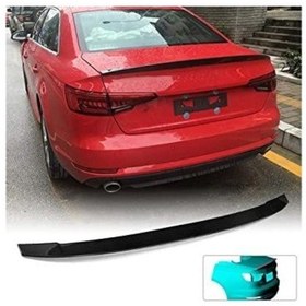 Resim Autogp Audi A4 B9 Bagaj Üstü Spoiler Pianoblack Boyalı 2016 / 2024 Sp-oe-ad-a4b9-1516-001 