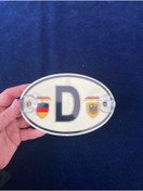 Resim Çınarotoaksesuaretiket Etiketçilere Özel Oval (D) Cam Süsü Pleksi Vantuzlu Arma 