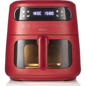 Resim Arzum AR2076-K Airtasty Smart Air Fryer 7.5 Lt Kırmızı Yağsız Fritöz Outlet Teşhir Ürün 
