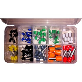 Resim YATE10 100 Adet 10 Boy Kutulu Sıkma Kablo Terminali 