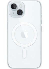 Resim Iphone 15 Magsafe Kılıf Şeffaf 