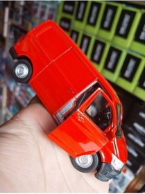 Resim OYUNCAKSAHİLİ Volkswagen Transporter Panelvan Metal Diecast Minibüs Çekbırak Koleksiyon 