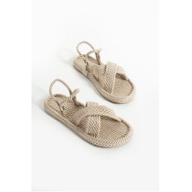 Resim Oscar Kadın Sandalet - Terlik Bej 