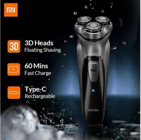 Resim Enchen Xiaomi Blackstone 3D Şarjlı Tıraş Makinesi 