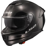 Resim Ls2 Sttream 2 Siyah Kapalı Kask 