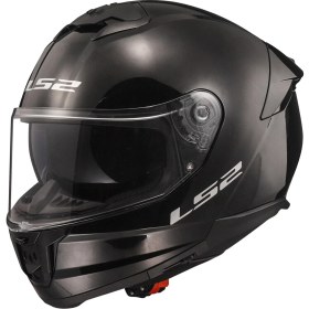 Resim Ls2 Sttream 2 Siyah Kapalı Kask 