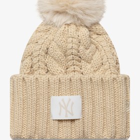 Resim New Era New York Yankees MLB Cable Kadın Bej Bere 