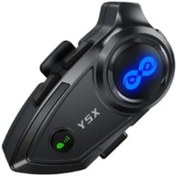 Resim Vothoon Y5X RGB Işıklı Intercom 5 Kişi Bağlantılı 1000mAh Motosiklet Bluetooth Kulaklık Seti 