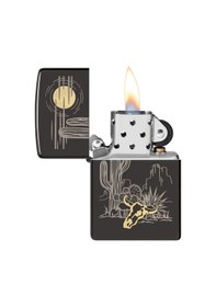 Resim Zippo Western Dizayn Çakmak 