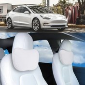 Resim Modern tarz araba yastığı, ergonomik olarak tasarlanmış, ayarlanabilir yükseklik, konforu artırır - boyun ve bel desteği, çeşitli araç iç dekorasyonlarına uygun, Babalar Günü ve Anneler Günü hediyeleri 