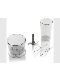 Resim Bej Çok Amaçlı Mutfak Robotu ve Blender Seti, Pratik ve Şık Tasarım 