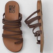 Resim Bueno Shoes Taba Nubuk Kadın Parmak Arası Terlik 01wu4238 