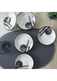 Resim Keramika Shadowy Halka Sosluk / Çerezlik 13 Cm 6 Adet 21783 