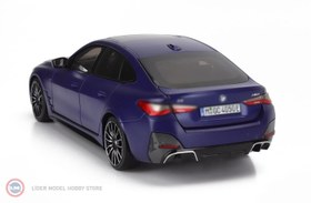 Resim 1:18 Minichamps 2022 BMW i4 G26 M50 Frozen Blue 