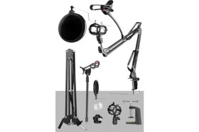 Resim Hakay Mikrofon Standı - Shock Mount ve Pop Filter Seti 