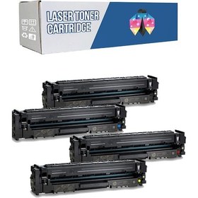 Resim Safir Toner Hp 207x-w2210x Laserjet Pro Mfp M283fdn Cmyk 1 Set Çipsiz Uyumlu Toner 