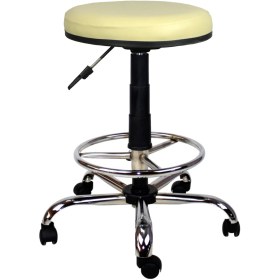 Resim Bürocci Metal Ayaklı Yüksek Tabure-Krem-2999T0115 