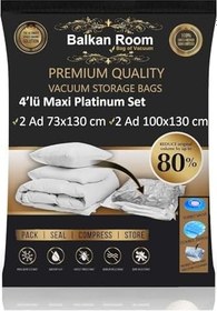 Resim Vakum Hurcu 4’lü Maxi Platinum Set Vakumlu Hurç Vakumlu Poşet (9) 