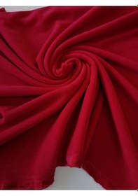 Resim Metrelik Polar Kumaş Ince Polar Kırmızı Polar Eni 190 Cm 