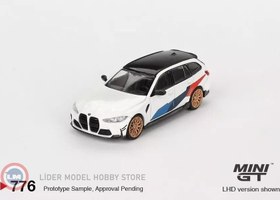 Resim 1:64 Mini GT 2023 BMW M3 TOURING (G81) M PERFORMANCE ALPINE 