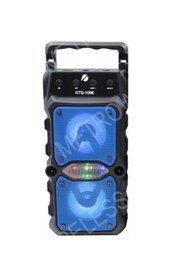 Resim KTS-1096 Karaoke 3 Inç x 2 Led Işık Taşınabilir Kablosuz Bluetooth Hoparlör 
