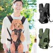 Resim 1 adet SIDIJIA Pet Carrier Sırt Çantası - Kolları Serbest Köpek ve Kedi Sırt Çantası, Toka Kapatma, Ön Açılır Pencere, Yumuşak Dolgu - Hafif ve Sağlam Yapı, Bisiklet, Motosiklet, Yürüyüş için Uygun - Güvenli Kemer Bağlantısı - Küçük ve Orta Boy Evcil Hayvanlar için İdeal - Köpekler ve Kedilerle Uyumlu, Köpek Sırt Çantası Taşıyıcı, Açık Hava Evcil Hayvan Taşıyıcı, Ayarlanabilir Askılar, Güçlendirilmiş Dikiş, Kedi Severler, Evcil Hayvanlarla Bisiklet, Nefes Alabilen Malzeme, Kedi Sahipleri 