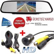Resim Kameralı Park Sensörü 4.3'' Ekran Micro Hd Kamera 