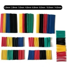 Resim Xnews 164 Parça Set Isıyla Daralan Makaron Kablo Koruyucu Kılıf 