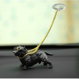 Resim Pitbull Biblo Köpek Torpido Üstü Süsü Kahverengi 