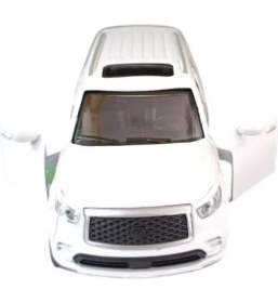 Resim Asya Oyuncak Kt. Metal Işıklı Sesli Jeep FY6208-12D-BEYAZ Araba 