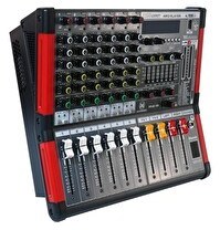 Resim Maxword RPS-6C-1000 Amfili Power Mikser 2x500W Mixer 2x99 DSP Efektli 