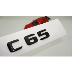 Resim C 65 Bagaj Parlak Siyah ABS 3M 3D Yazı Logo 