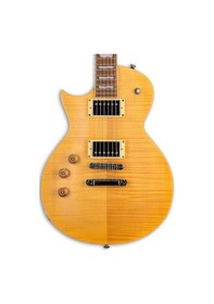Resim Esp Ltd Lec256vnlh Ec-256 Vintage Natural Solak Elektro Gitar Eskitilmiş Doğal Görünüm Solak Model 