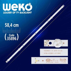 Resim K320WDC1 A1 4708-K32WDC-A1113N01 - 6 LEDLİ 58.4 CM (WK-1358) 6V 