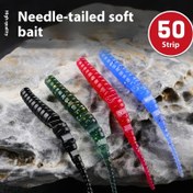 Resim 0.4G Yumuşak Yem, Güçlü Balık Çekimi İçin Tasarlanmış İğne Kuyruklu, Açık Hava Balıkçılığı İçin İdeal. 