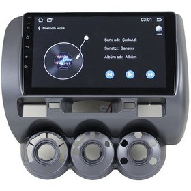 Resim Honda City Manuel Klimalı 2002-2008 9 inç 4-32 GB Android Carplay Multimedya 