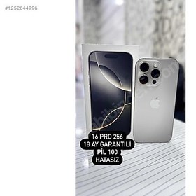 Resim Apple iPhone 16 Pro İkinci El TR | 256 GB | Natürel Titanyum 