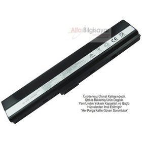 Resim Alfabilgisayar Asus Uyumlu A42N. A42Qr Batarya Güçlü Güvenli A+++ Pil 