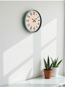 Resim Büro Ev Ofis Hediyesi İçin 36cm Turkuaz Trend Dekor Duvar Saati Diğer 