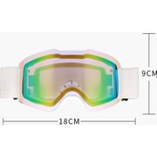 Resim Jokmae Lichen Kayak Gözlükleri, Çift Katmanlı Buğu Önleyici Silindirik Hd 