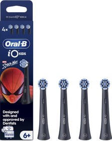 Resim Oral-b İo Çocuk 6+ Marvel Spider Şarjlı Diş Fırçası Yedek Başlığı 4 Adet 