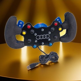 Resim SİMPROJEKTS Audi GT4 simülatör yarış direksiyon simidi 