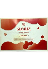 Resim Gloria Koyu Kırmızı Pamuk Yün Naylon İpek Kumaş Boyası 10G Paket 