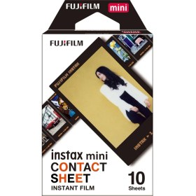 Resim Fujifilm Instax Mini Contact Film 10 Adet Kredi Kartı Boyutunda Anlık Fotoğraf Filmi 
