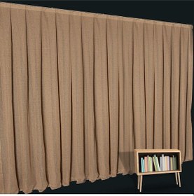 Resim Krem Keten Tül Perde Yüksek Kalite Seyrek Pile 1'e 2 Pile-krem Krem 