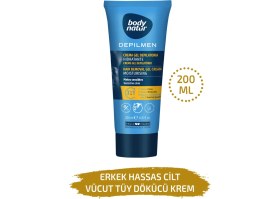 Resim Empressco body natur 200 ml Erkekler İçin Hassas Ciltler Vücut Tüy Dökücü Krem 3'ü 1 Arada Etkili 