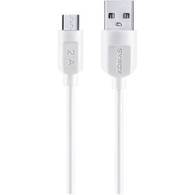 Resim Syrox C70 Micro USB Şarj ve Data Kablosu 2.0A 1.1mt Beyaz 