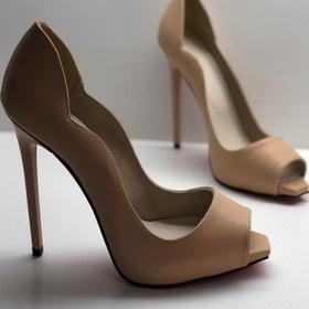 Resim HAYYSHOES Stiletto Gizli Platformlu Kare Buruntopuklu Ayakkabı 