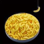Resim 50/100 adet Floresan Maggot Yumuşak Yem Seti, Başarılı Balık Avı İçin Dirençli Kokulu Solucanlar 